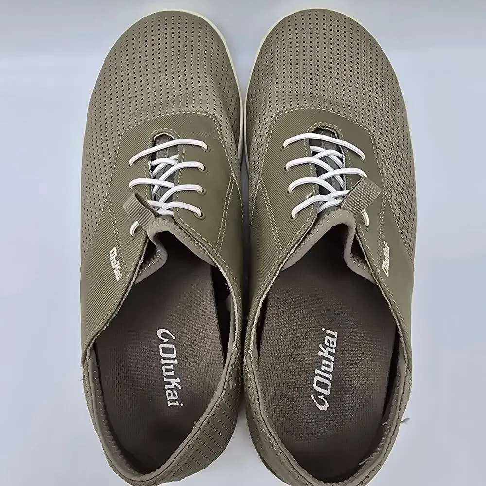 OluKai Men's Olive Athletic Shoes - Picture 5 of 10